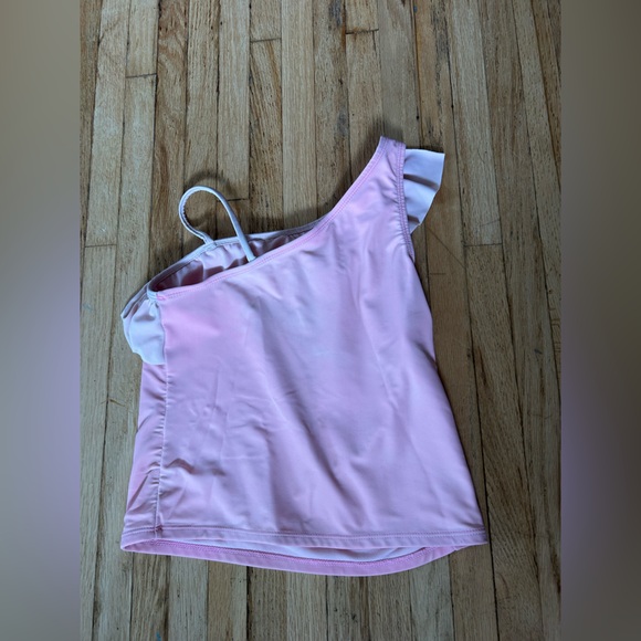 George Kids Swim Top - Pink and White - Picture 4 of 4